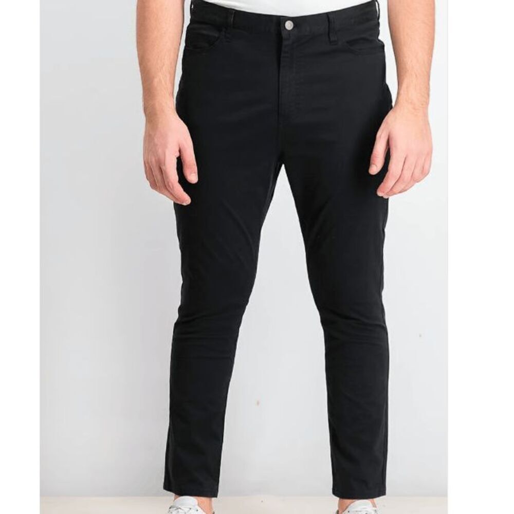 Bixby Nomad Skinny Stretch Men's Pants‎ Black Size 36x34
